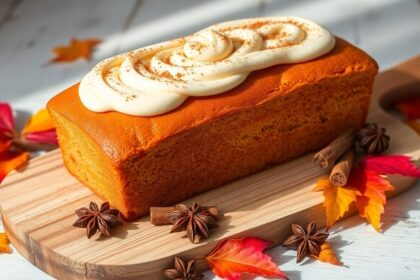 pumpkin spice loaf cake