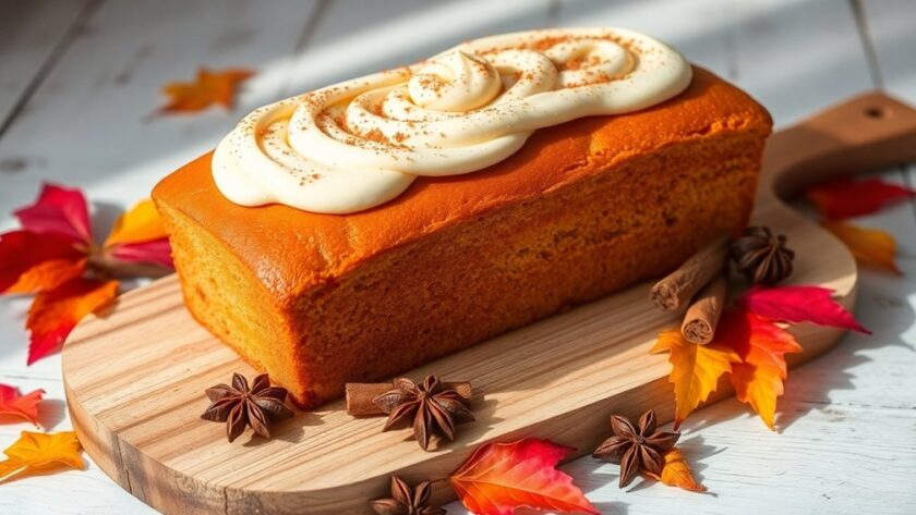 pumpkin spice loaf cake