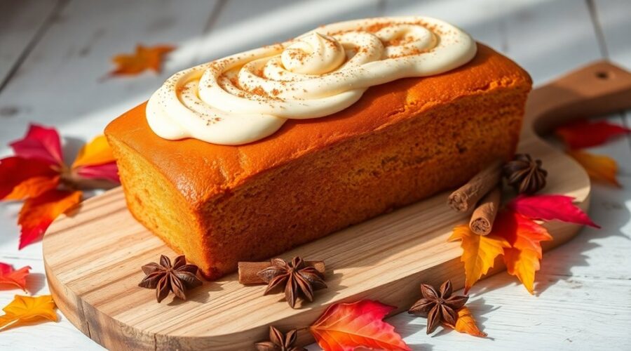 pumpkin spice loaf cake