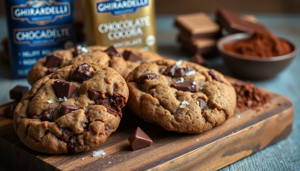 quality chocolate enhances cookies