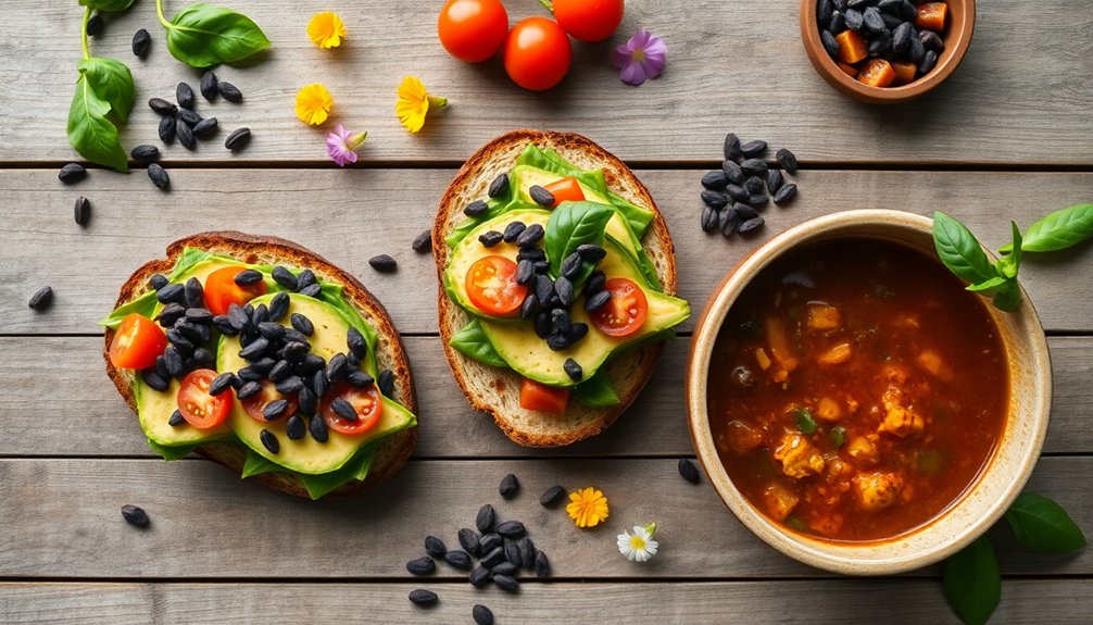 savory cacao nib dishes