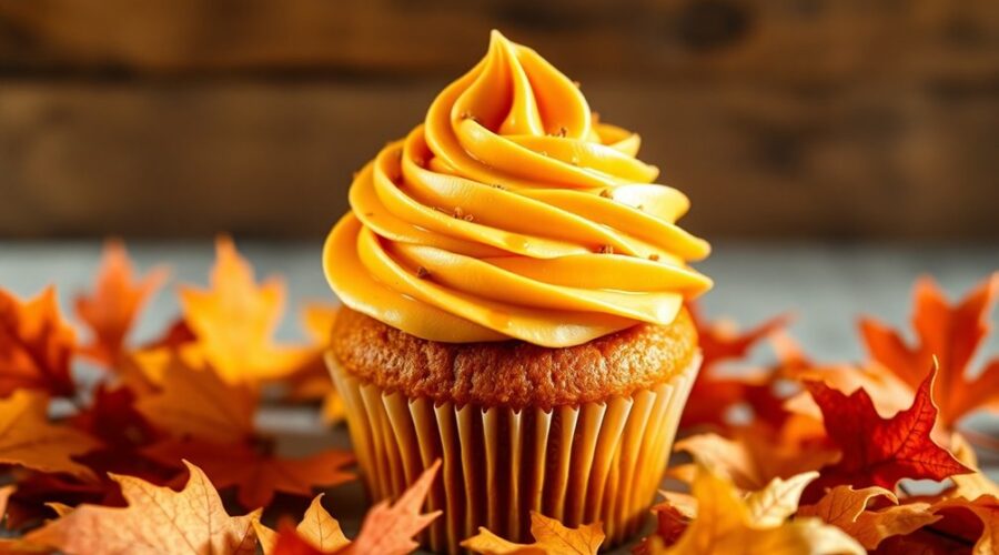seasonal pumpkin buttercream delight