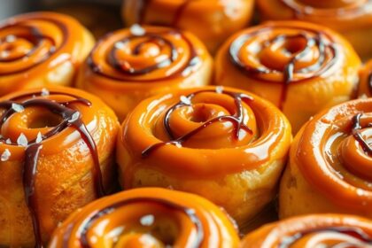 sticky sweet caramel rolls