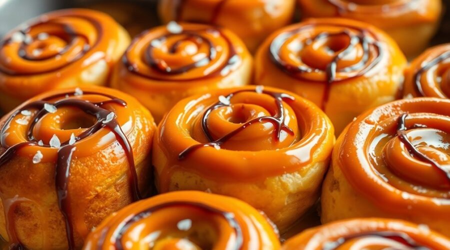 sticky sweet caramel rolls