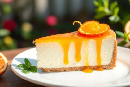 zesty orange cheesecake delight
