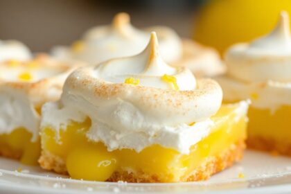 zesty sweet lemon bars