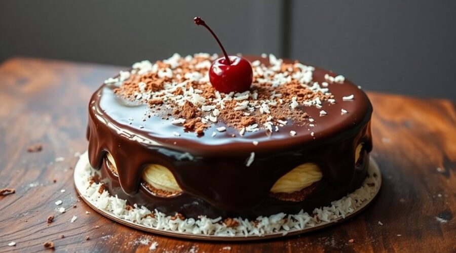 chocolate coconut cake recipe