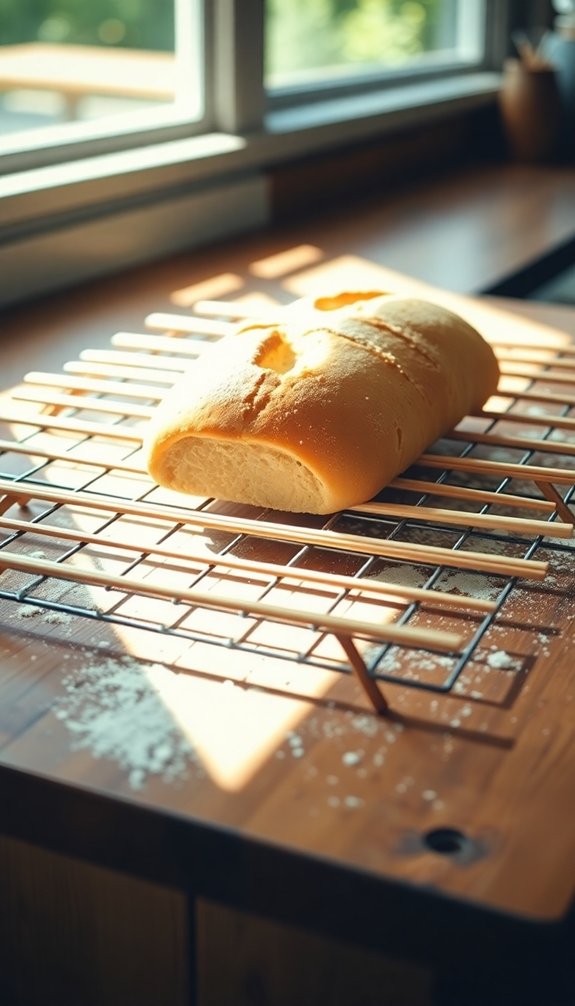 chopsticks as cooling racks