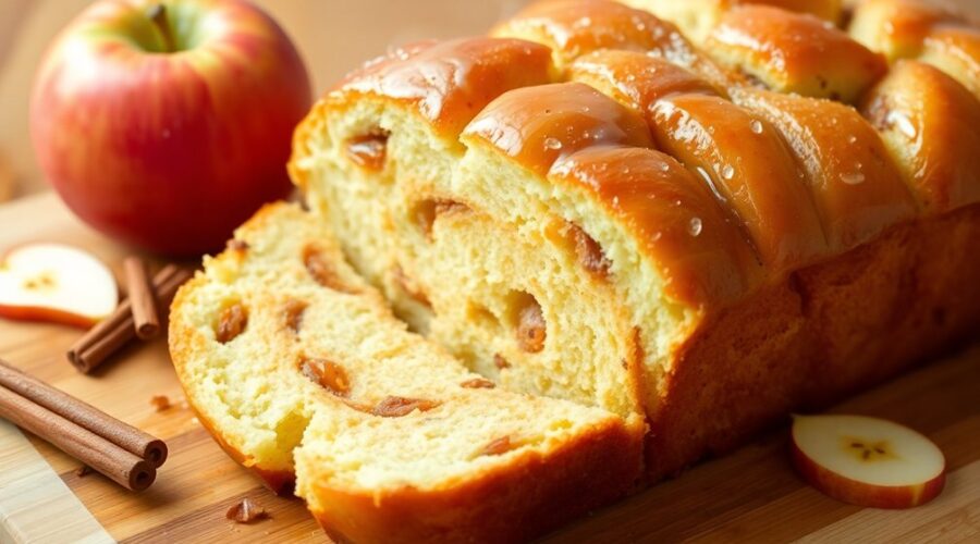 cinnamon roll inspired pull apart bread
