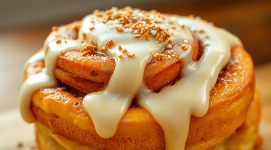 cinnamon roll topping varieties