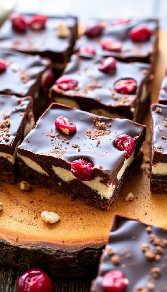 customize chocolate cranberry bars