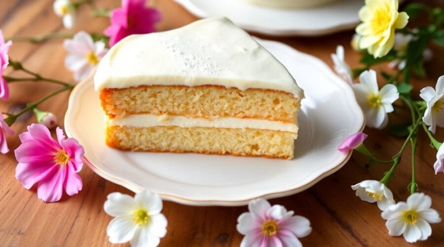 elegant vanilla cake recipe
