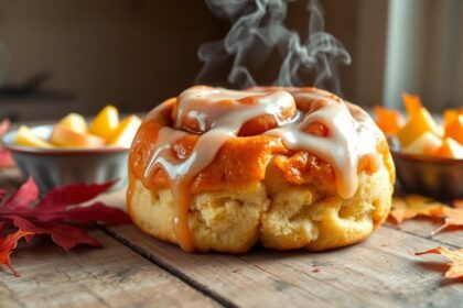 fall inspired cinnamon roll recipe