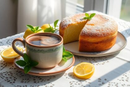 lemon cream cheese coffee cake