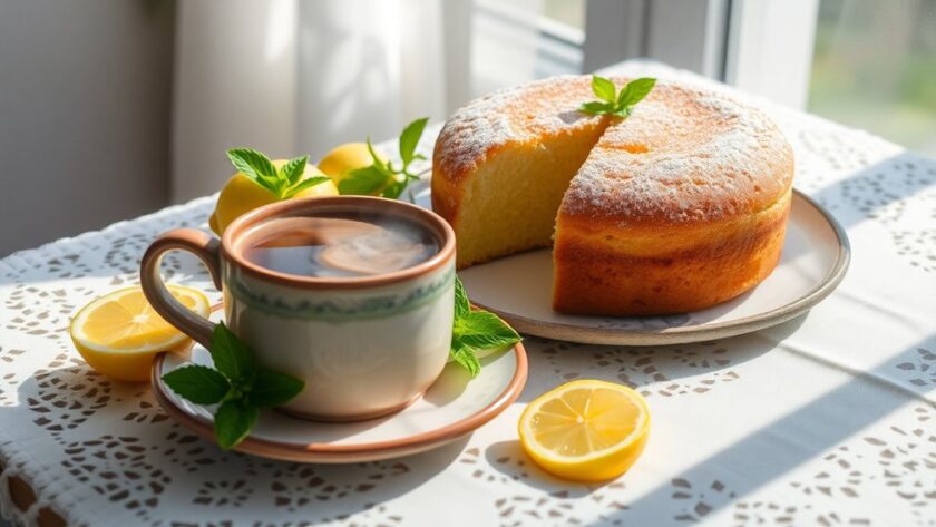 lemon cream cheese coffee cake