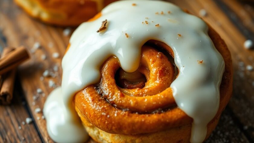 perfect icing for cinnamon rolls