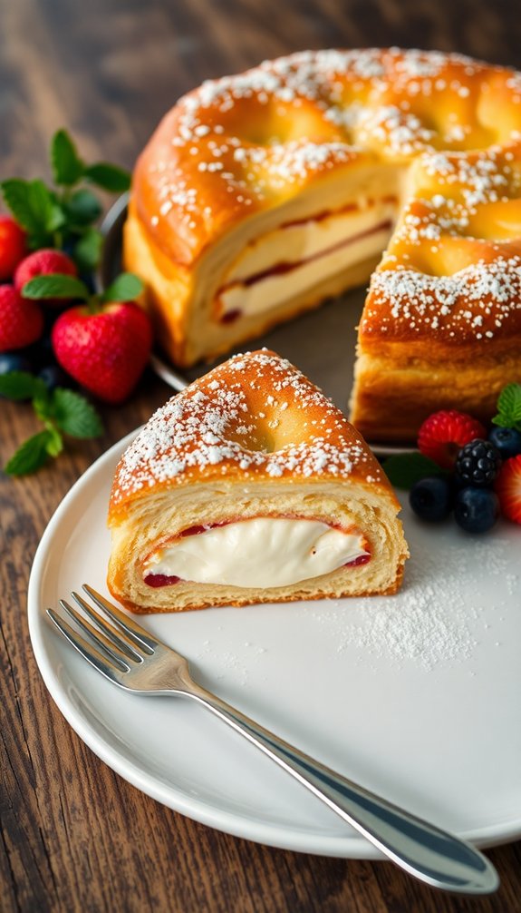 rich indulgent dessert calories