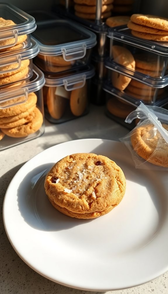 store and freeze cookies