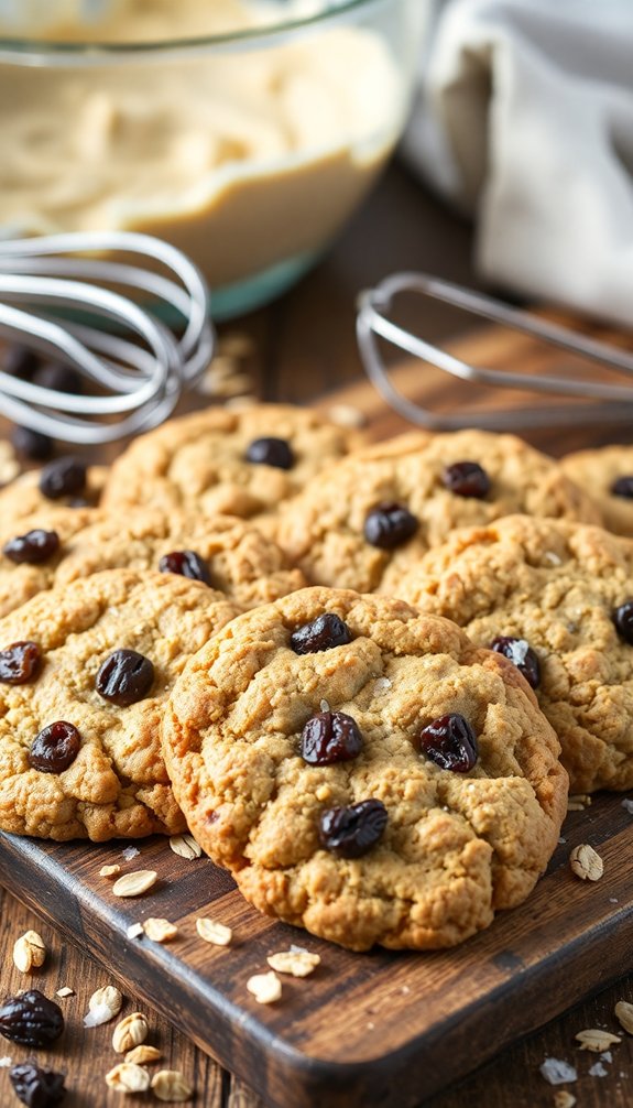 bakery style oatmeal raisin cookies