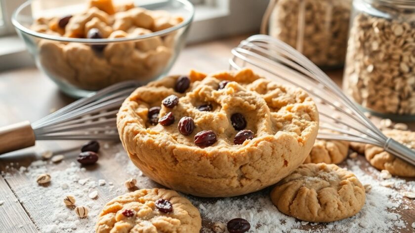 bakery style oatmeal raisin cookies