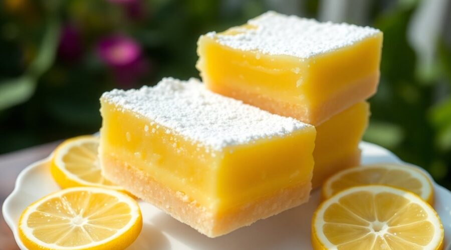 bright and tangy dessert