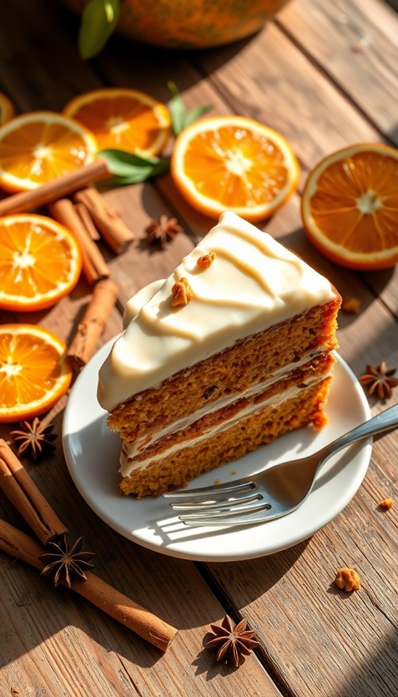 carrot cake serving suggestions