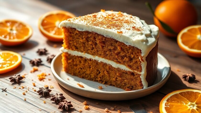 carrot cake with spices
