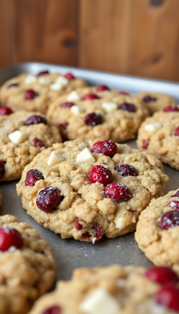 cranberry white chocolate cookies
