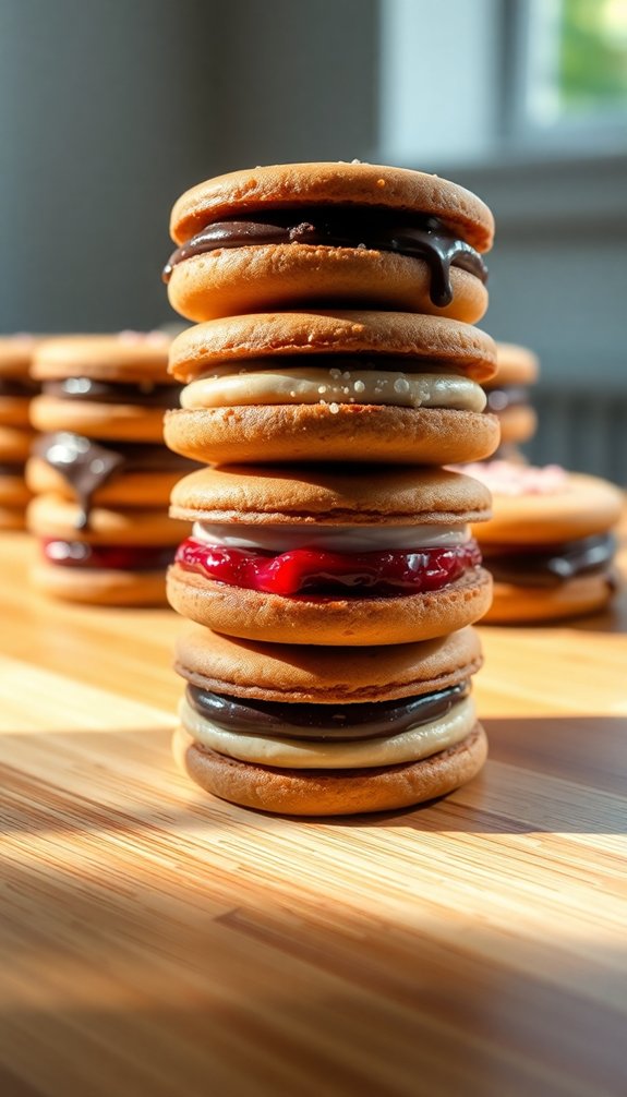 creative layered cookie variations