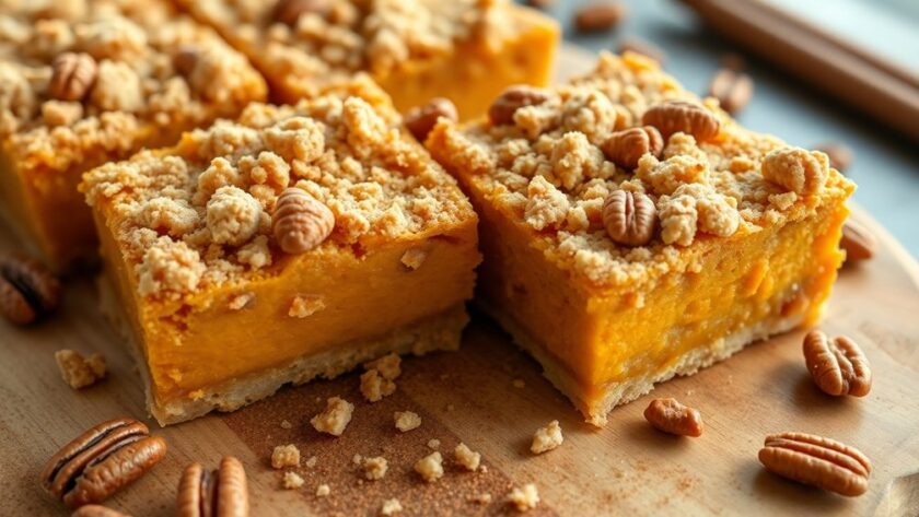 delicious pumpkin pie bars