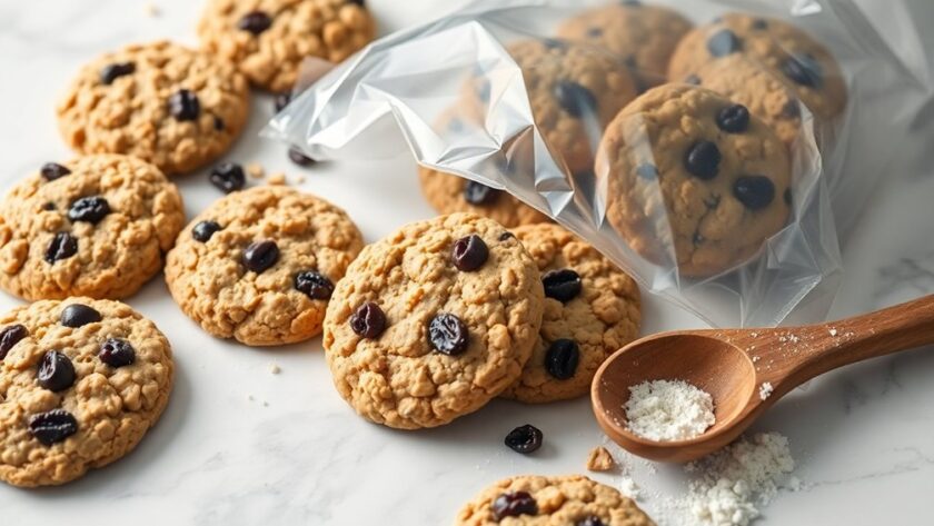 freeze oatmeal raisin cookies