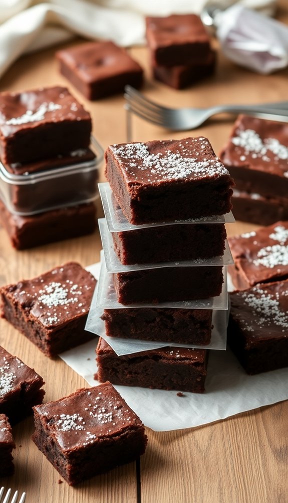 proper brownie storage methods