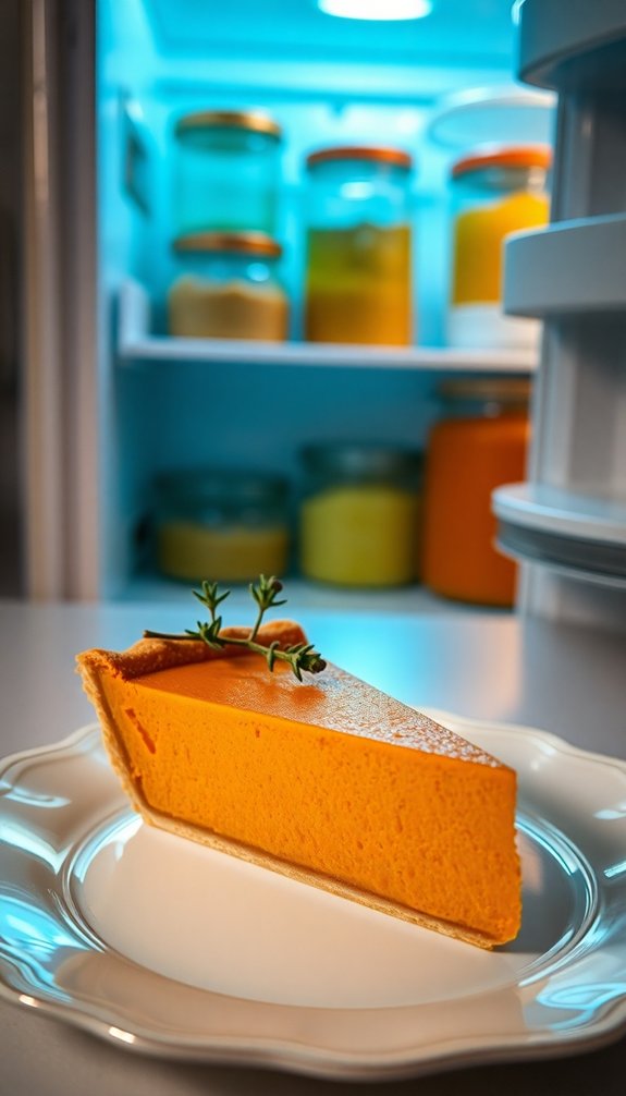 refrigerate pumpkin pie properly