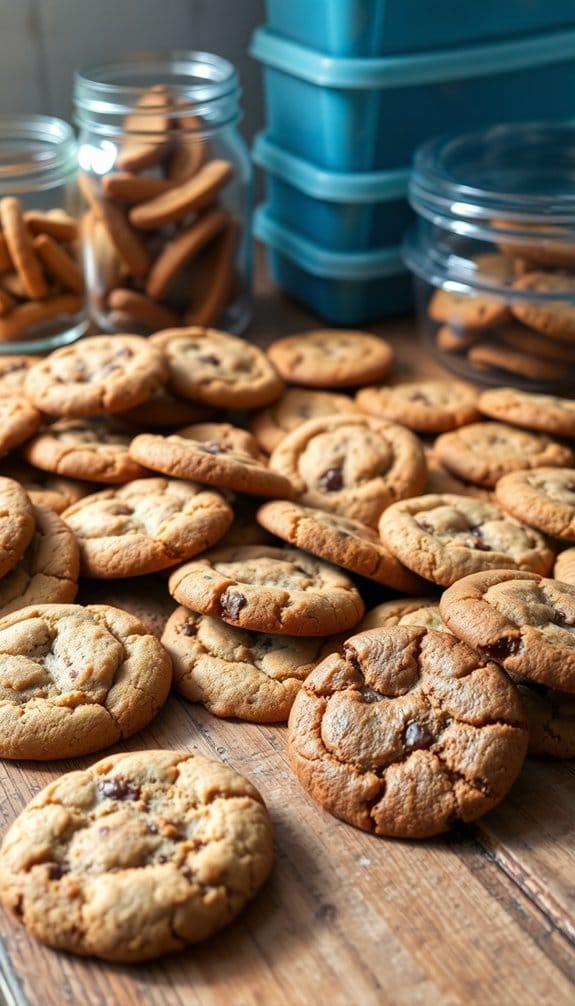 store and freeze cookies