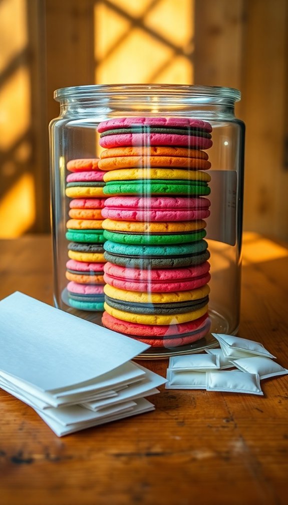 store cookies in airtight containers