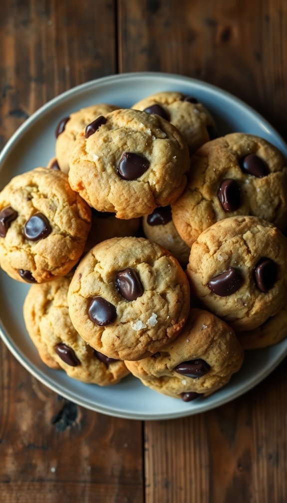 thick chocolate chip cookies