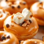 toasted marshmallow glaze donuts
