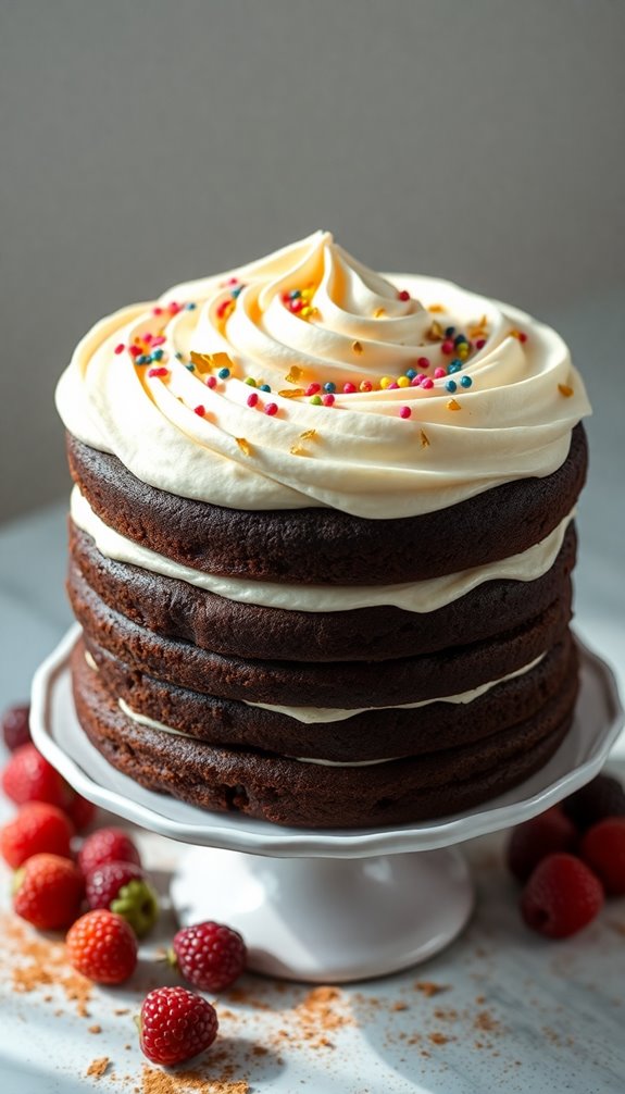 assemble and decorate cake