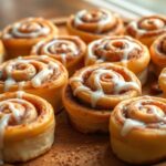 bite sized cinnamon roll delight