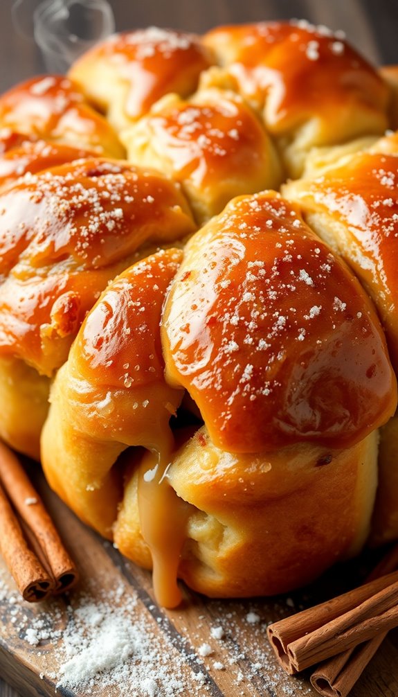 cinnamon pull apart bread delight