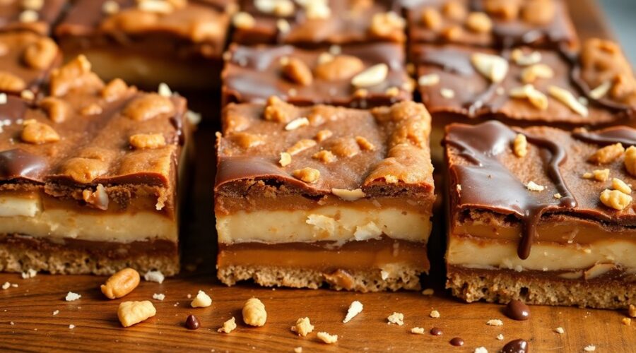 decadent seven layer cookie bars
