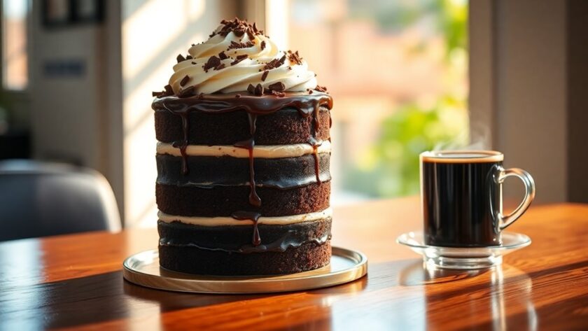 delicious coffee flavored cake recipe