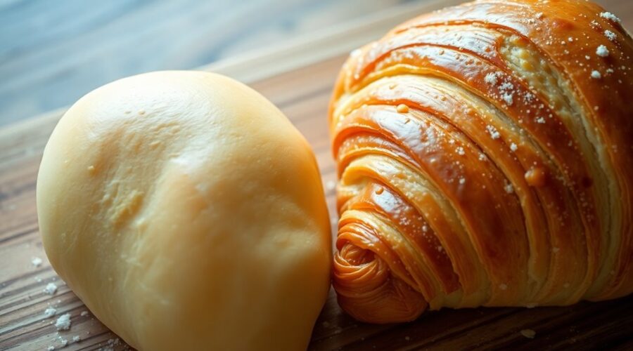 dough variations in pastries