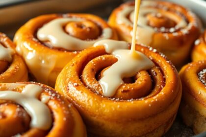 heavy cream enhances cinnamon rolls