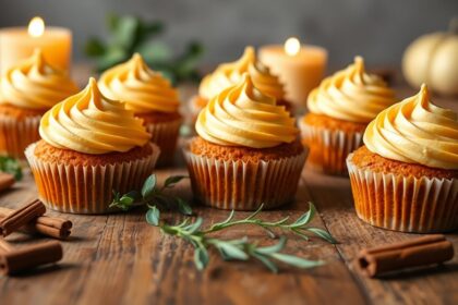 individual mini pumpkin desserts
