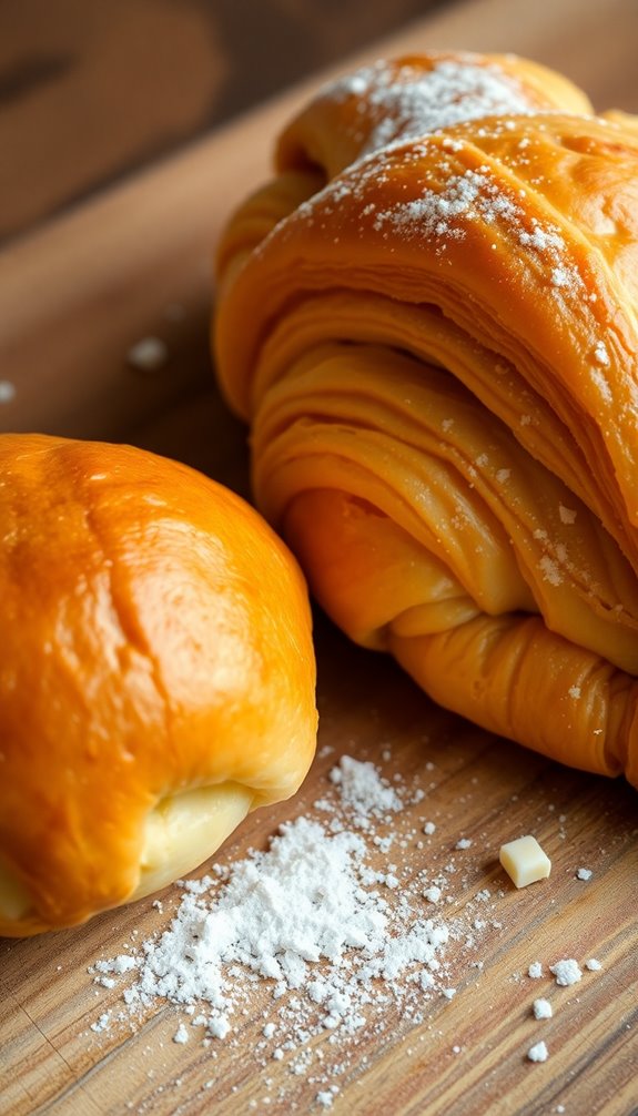 key ingredients for croissants