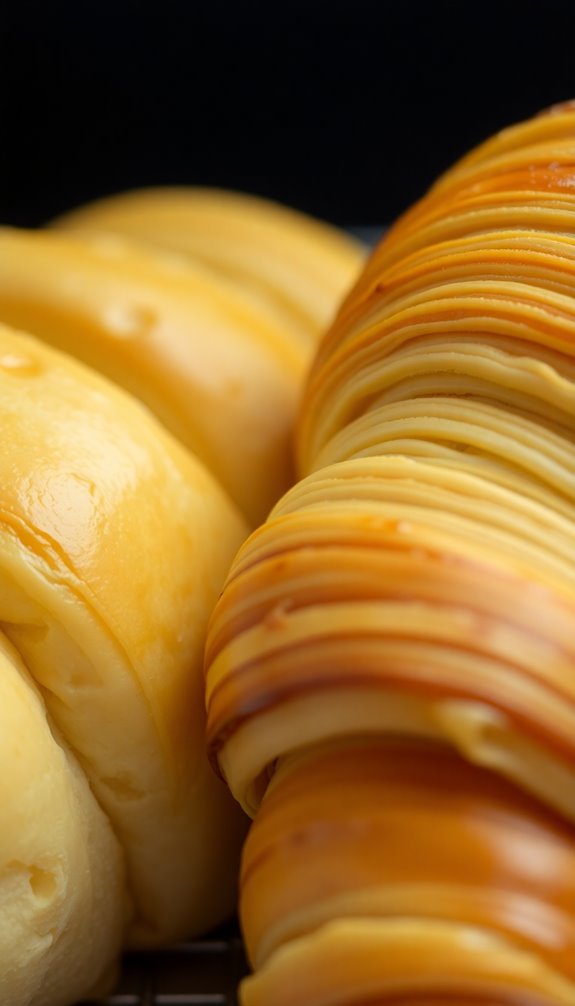 laminated dough for croissants