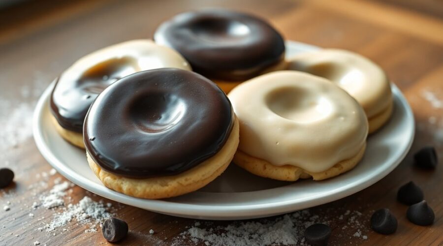 new york black and white cookies