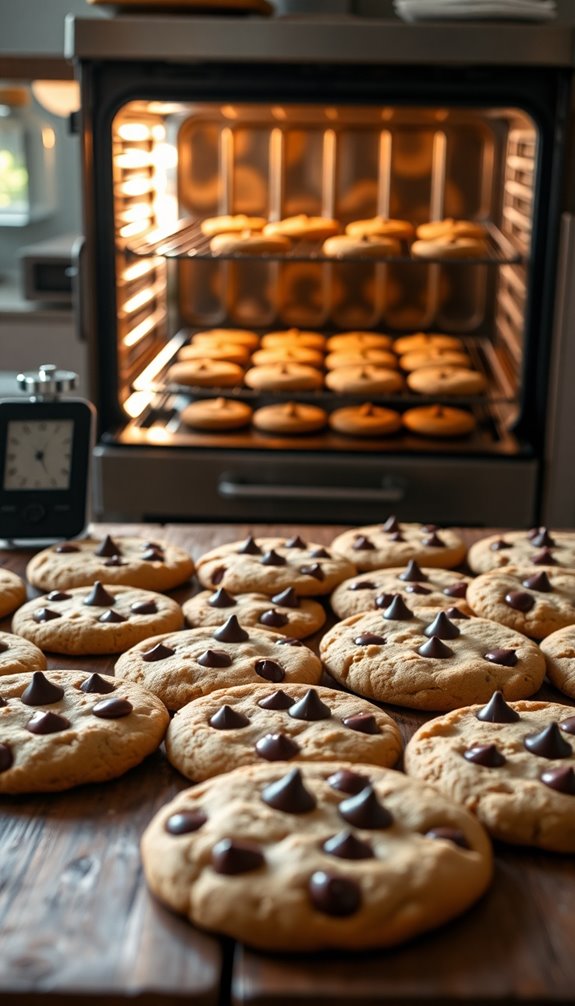 oven temperature affects cookie shape