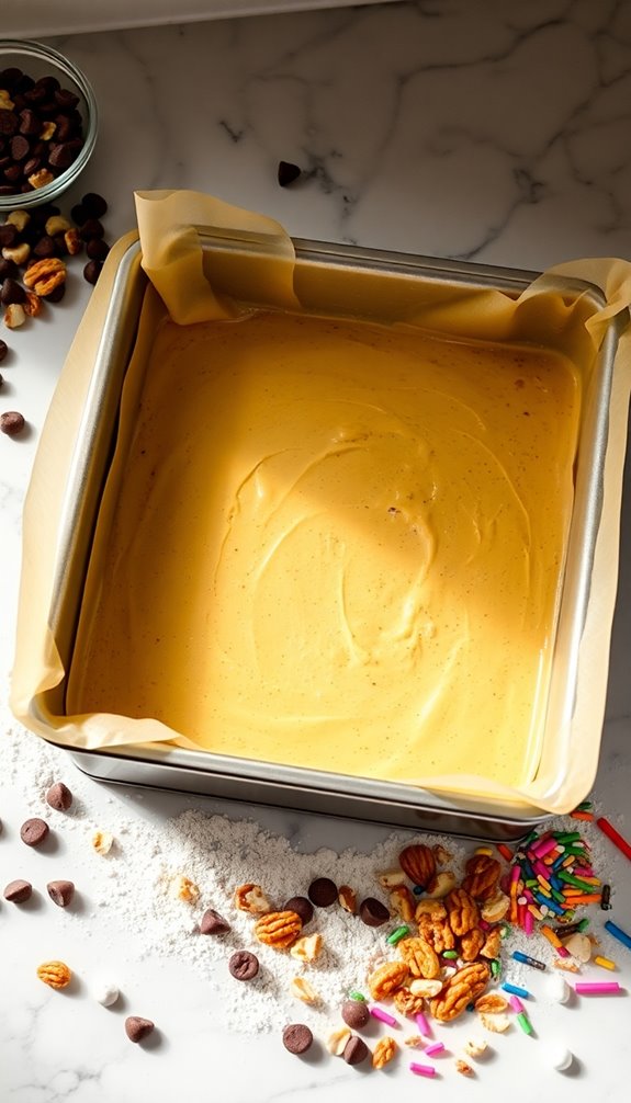 prepare pan for baking